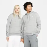 Nike Sportswear Club Fleece-Hoodie Damen 063 - dk grey heather/white S
