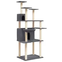 vidaXL Kratzbaum 166 cm dunkelgrau