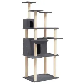 vidaXL Kratzbaum 166 cm dunkelgrau