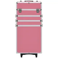 VidaXL Kosmetikkoffer Aluminium Rosa