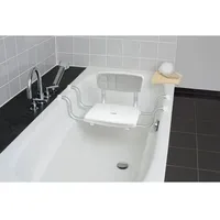 Eschenbach Badewannensitz mit Rückenlehne weiß
