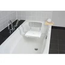 Eschenbach Badewannensitz mit Rückenlehne weiß