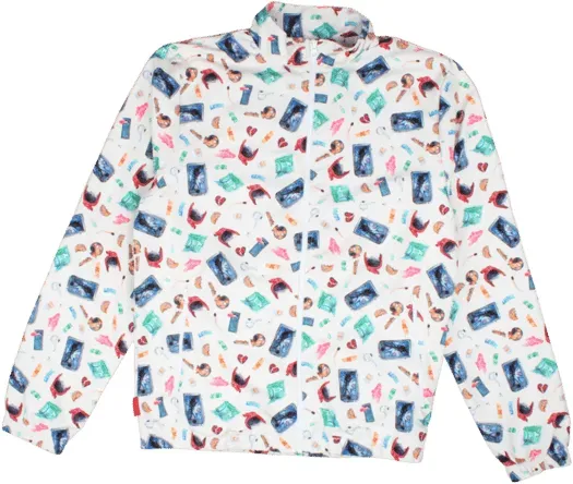 Le Fix JB Trainer Jacke Weiss