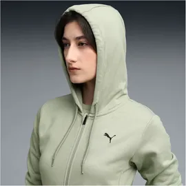 Puma TAD ESSENTIAL FT FZ Damen Jacke, grün - M