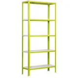 Proregal Wohnregal Living Koala Metal mit 5 Fachböden HxBxT 180 x 80 x 30 cm, Freizeit, Heimwerken, Werkstatt