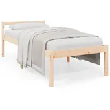 vidaXL Seniorenbett 75x190 cm Massivholz Kiefer