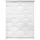 K-HOME Doppelrollo Trapez 45 x 150 cm weiß