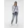 KangaROOS Jogg Pants KANGAROOS, Damen, Gr. 50, N-Gr, blau (light blau), Denim/Jeans, Obermaterial: 59% Baumwolle, 40% Polyester, 1% Elasthan, Destroyed-Effekte, figurbetont lang, Jeans Jogg Jeans Treggings, entspannte Passform, weite Beinform