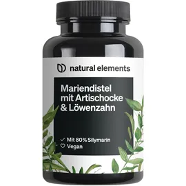 Natural Elements Mariendistel mit Artischocke & Löwenzahn Kapseln 120 St.