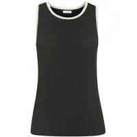 LASCANA Stricktop Damen schwarz-creme Gr.32/34