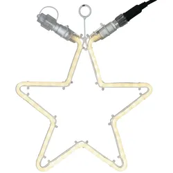 StarTrading System 24 LED Stern H: 32cm koppelbar ohne Trafo Weihnachtsstern