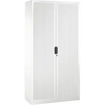Californian Products Stahlschrank mit Rollladen 100 x 198 cm Kunststoff/Metall weiß