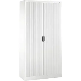 Californian Products Stahlschrank mit Rollladen 100 x 198 cm Kunststoff/Metall weiß