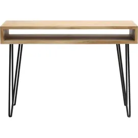 miliboo Schreibtisch VIBES Mangoholz / Schwarz