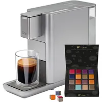 Tchibo Qbo ICONIC Frozen Silver inkl. 16 Qbo Kapseln