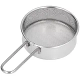 Rundes Mini-Mehlsieb, Edelstahl 304, Fein, 40 Mesh, Kleines Professionelles Mehlsieb für Heimböckereien, Konditoreien(Sieb)