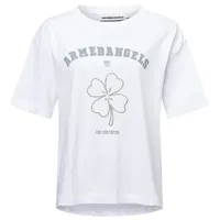 Armedangels T-Shirt mit Label-Print Modell GIANNAA Fortune Weiss, M