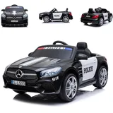 Chipolino Elektroauto Polizei Mercedes SL500 schwarz