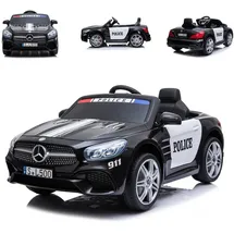 Chipolino Elektroauto Polizei Mercedes SL500 schwarz
