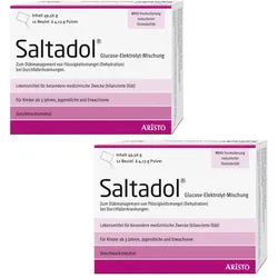 Saltadol Doppelpack  2X12 St Pulver zur Herstellung einer Lösung zum Einnehmen
