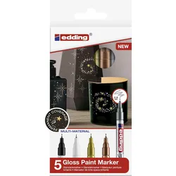 Glanzlack-Marker edding 780 0,8mm VE=8x5 Farben