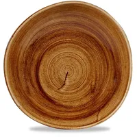 Churchill 12 x Teller tief Organic 25.3cm, Stonecast Patina