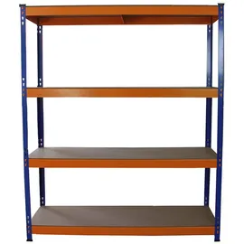 Monster Racking Lagerregal Stahl 150 cm blau/orange