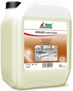 TANA GREASE superclean Küchenreiniger, Allzweck-Küchenreiniger mit materialschonender Rezeptur, 10 Liter - Kanister