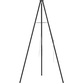 vidaXL Feuerschale Ø 151,5 cm Schwarz