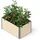 upyard Kronus Palettenrahmen Hochbeet 80 x 60 x 20 cm Beige