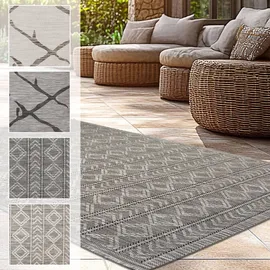 Astra In- & Outdoorteppich Sydney D.251 C.040 Ethno grau 160x230 cm