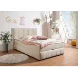 INOSIGN Boxbett »Hartley«, Inkl. Bettkasten & Topper, wählbar in H2, H3 o. H4, beige