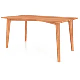 byoak Esstisch GREG aus Massivholz, Naturgeölt ¦ holzfarben ¦ Maße (cm): B: 100 H: 77