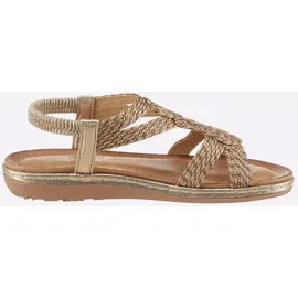 Andrea Conti Sandale Damen Gold 42