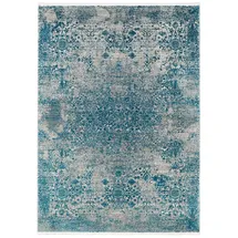 Musterring Vintage Teppich Boston 240 x 340 cm Mischgewebe Blau