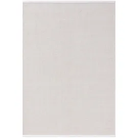 benuta basic Ron Handwebteppich 70 x 140 cm Weiß