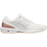 Mizuno Damen Handballschuhe WAVE PHANTOM 3(W), White/Rose/Snow White, 42