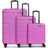 Franky Munich Koffer-Set 3-tlg. rosa/pink