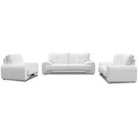 Beautysofa Big-Sofa Polstergarnitur Omega Set 3+2+1 Sofa Wohnzimmer Sofagarnitur, Die Lieferung beinhaltet die Lieferung in die Wohnung