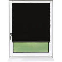 deco-raum Plissee Basic 75 x 150 cm schwarz