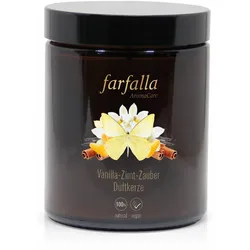 Farfalla Aroma-Duftkerze Vanilla-Zimt-Zauber, 160 Gramm