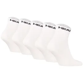 Head Socken 5er Pack Weiß 35-38