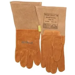 Weldas Schweißerhandschuhe Gr.L (9) orange Schweins-/Wildleder/Softtouch 5 PA