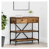 VidaXL Konsolentisch mit Schubladen 75x34,5x75 braun