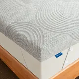 Newentor® Matratzen Topper 180x200cm Gel Boxspringbett, Matratzentopper 180x200 Schlafsofa Bett Gelschaum, Mattress Topper 180x200 H2/H3 Bezug Kaltschaum 7CM Höhe Grau