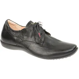 THINK! Stone chromfrei gegerbte nachhaltige Halbschuhe, schwarz 46