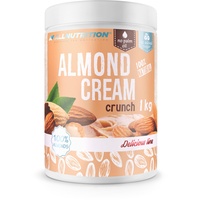 ALLNUTRITION DELICIOUS LINE Almond Cream - Zuckerfreie Mandelcreme - Glatte Mandel-Creme - 100% Geröstete Mandeln - Veganer Brotaufstrich - Kalorienarme Süßigkeiten - Gesunder Snack - Crunch - 1000g