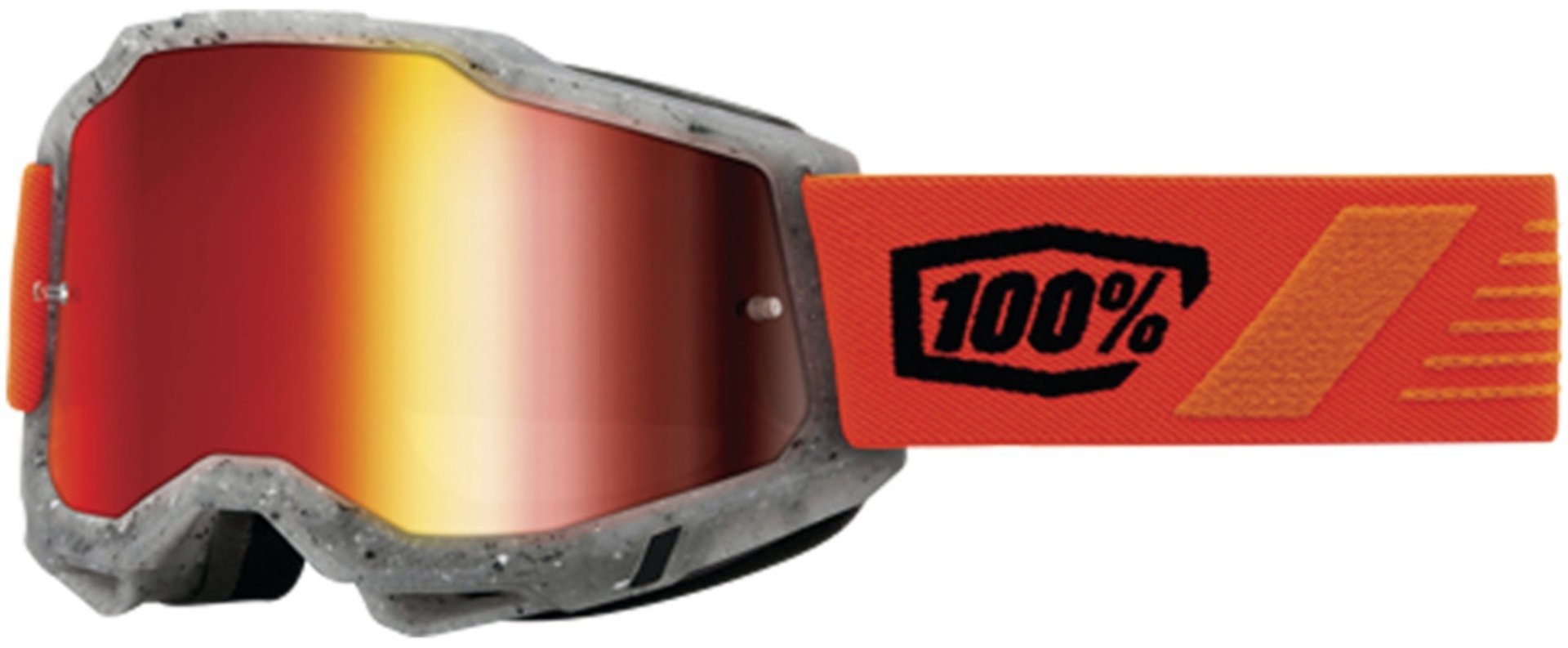 100% Accuri 2 Schrute Motorcrossbril, rood