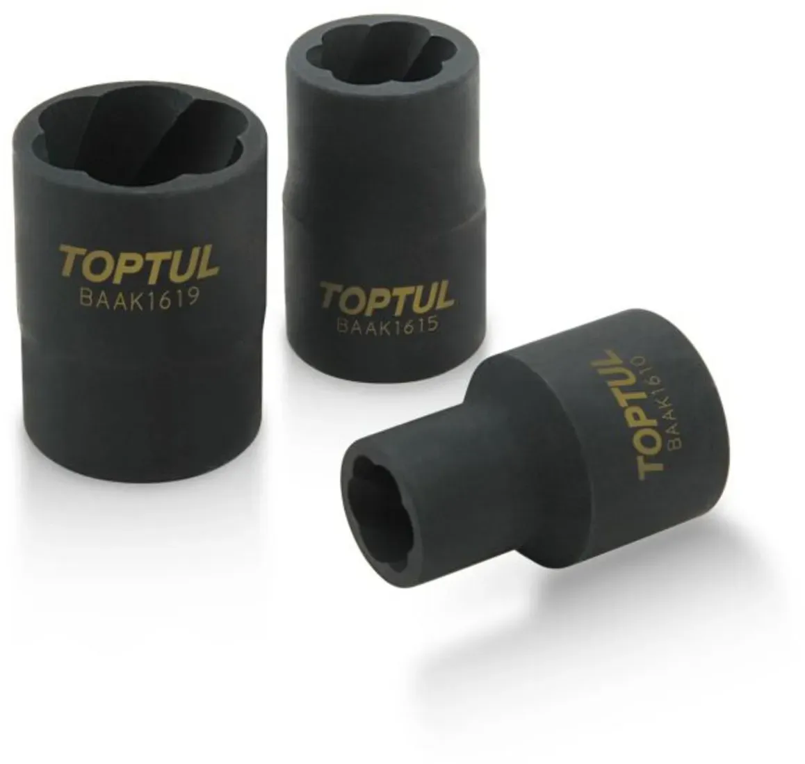 Spezial-Schlag-Stecknuss TOPTUL 1/2 zoll 11 mm für beschädigte Schrauben/Nüssen