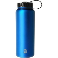 Origin Outdoors Unisex – Erwachsene WH-Edelstahl Trinkflasche, Blau Metallic, 1 L
